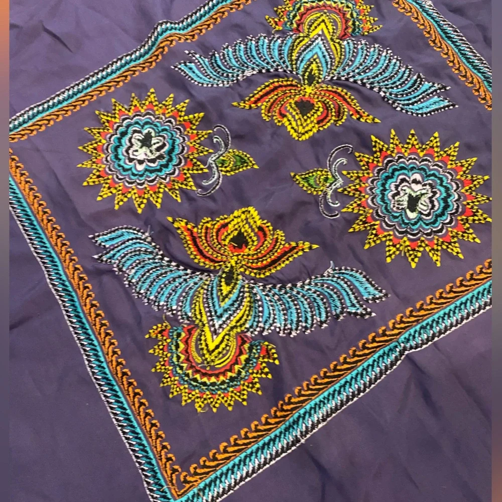 CHRISTIAN DIOR Embroidered Scarf